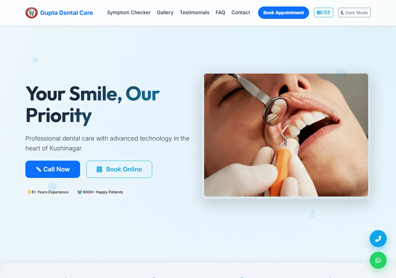 Case Study: A Local-SEO-Driven Clinic Website with a Real Booking Funnel