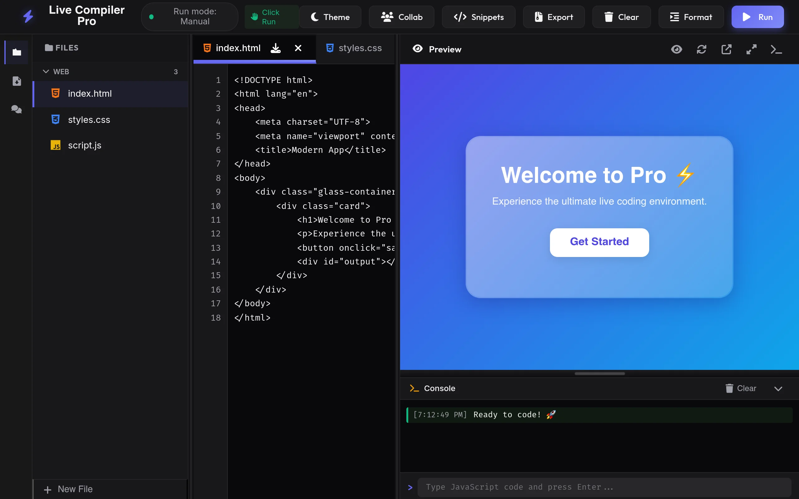 Live Compiler Pro: Building a Real-Time Code Editor with WebRTC